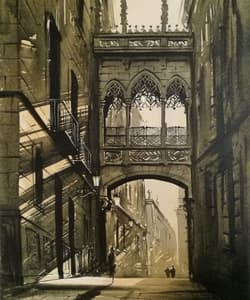 Gagos gallery Barcelona, Gothic Quarter, Bisbe Street, acrylic on canvas