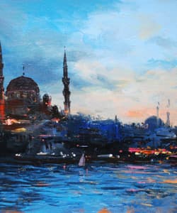 Gagos gallery Istambul, AyaSofya, acrylic on canvas