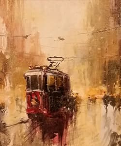 Gagos gallery Istambul, AyaSofya, acrylic on canvas