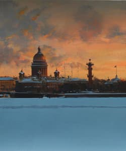 Gagos gallery Saint Petersburg, CityScape, acrylic on canvas