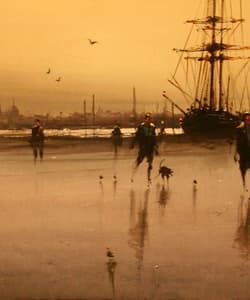 Gagos gallery Venice, CityScape, acrylic on canvas