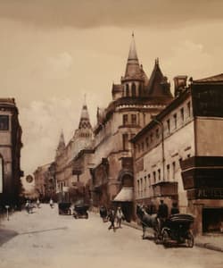 Gagos gallery Moscow , CityScape, acrylic on canvas