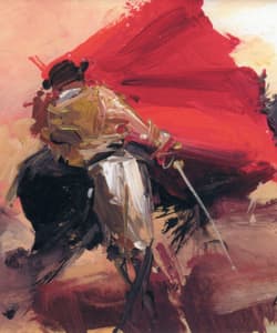 Gagos gallery Bullfighting, acrylic on canvas