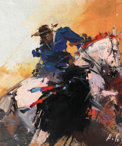 Gagos gallery Bullfighting, acrylic on canvas