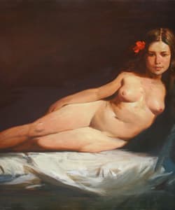 Gagos gallery Nude, acrylic on canvas