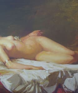 Gagos gallery Nude, acrylic on canvas