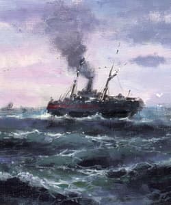 Gagos gallery SeaScape, acrylic on canvas