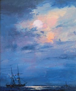 Gagos gallery SeaScape, acrylic on canvas