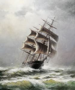 Gagos gallery SeaScape, acrylic on canvas