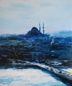 Gagos gallery Istambul, AyaSofya, acrylic on canvas