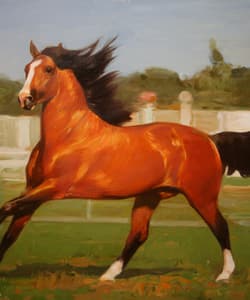 Gagos gallery Horse, oil on canvas