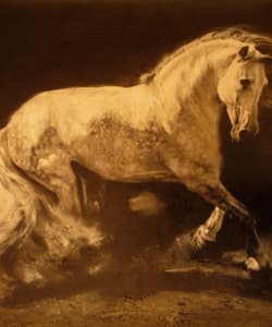 Gagos gallery Horse, oil on canvas