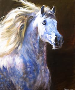 Gagos gallery Horse, oil on canvas