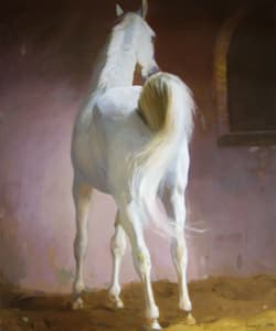 Gagos gallery Horse, oil on canvas