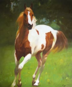 Gagos gallery Horse, oil on canvas