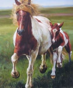 Gagos gallery Horse, oil on canvas