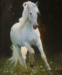 Gagos gallery Horse, oil on canvas