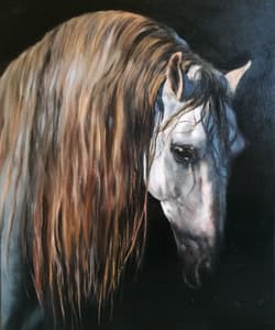 Gagos gallery Horse, oil on canvas