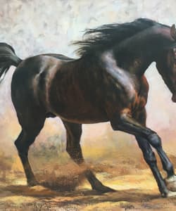 Gagos gallery Horse, oil on canvas